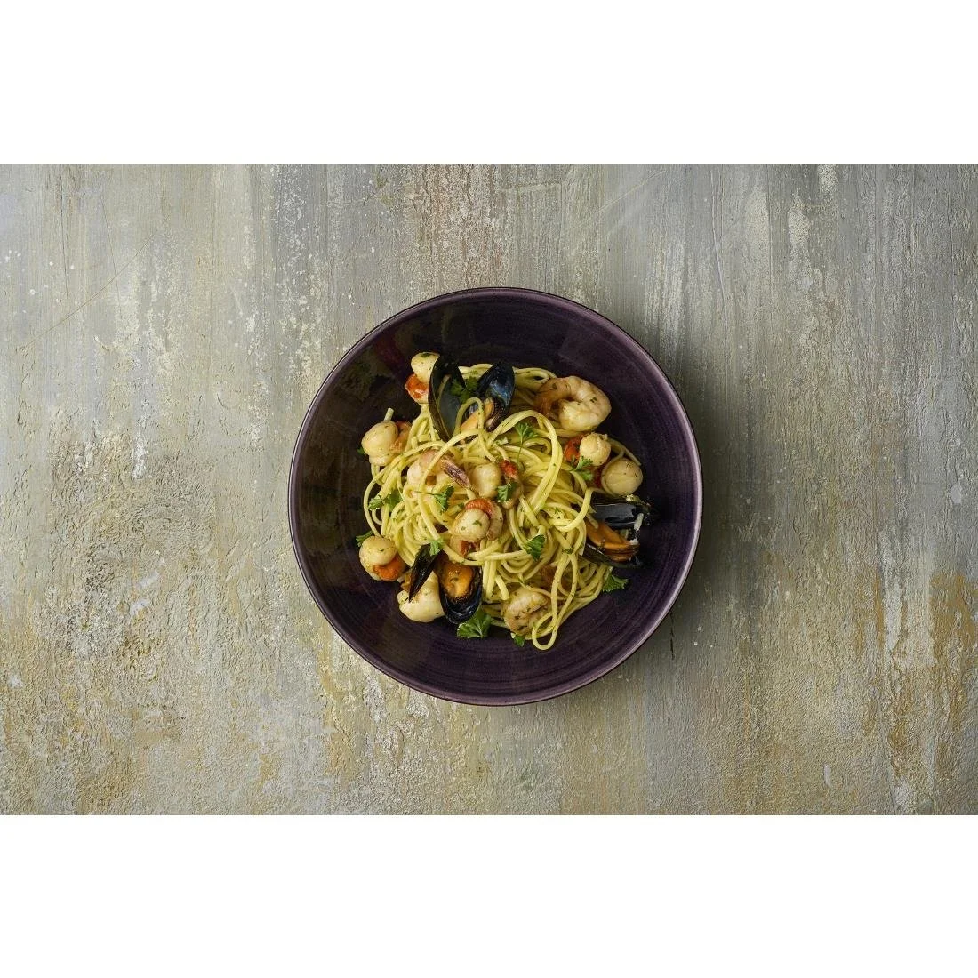 Churchill Stonecast Patina Deep Purple Coupe Bowls 248mm (12 Pack) - Image 4