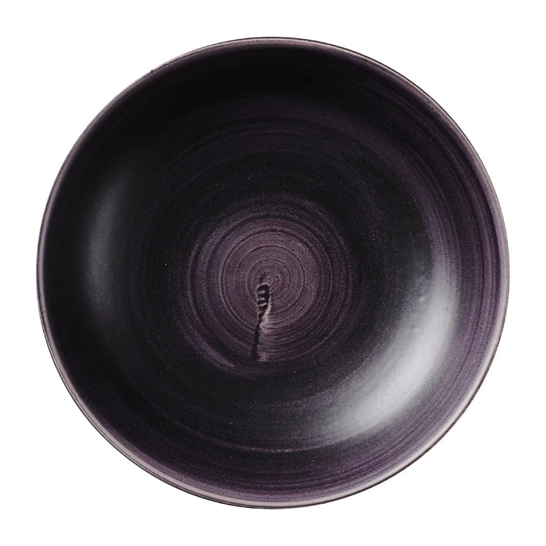 Churchill Stonecast Patina Deep Purple Coupe Bowls 248mm (12 Pack) - Image 1