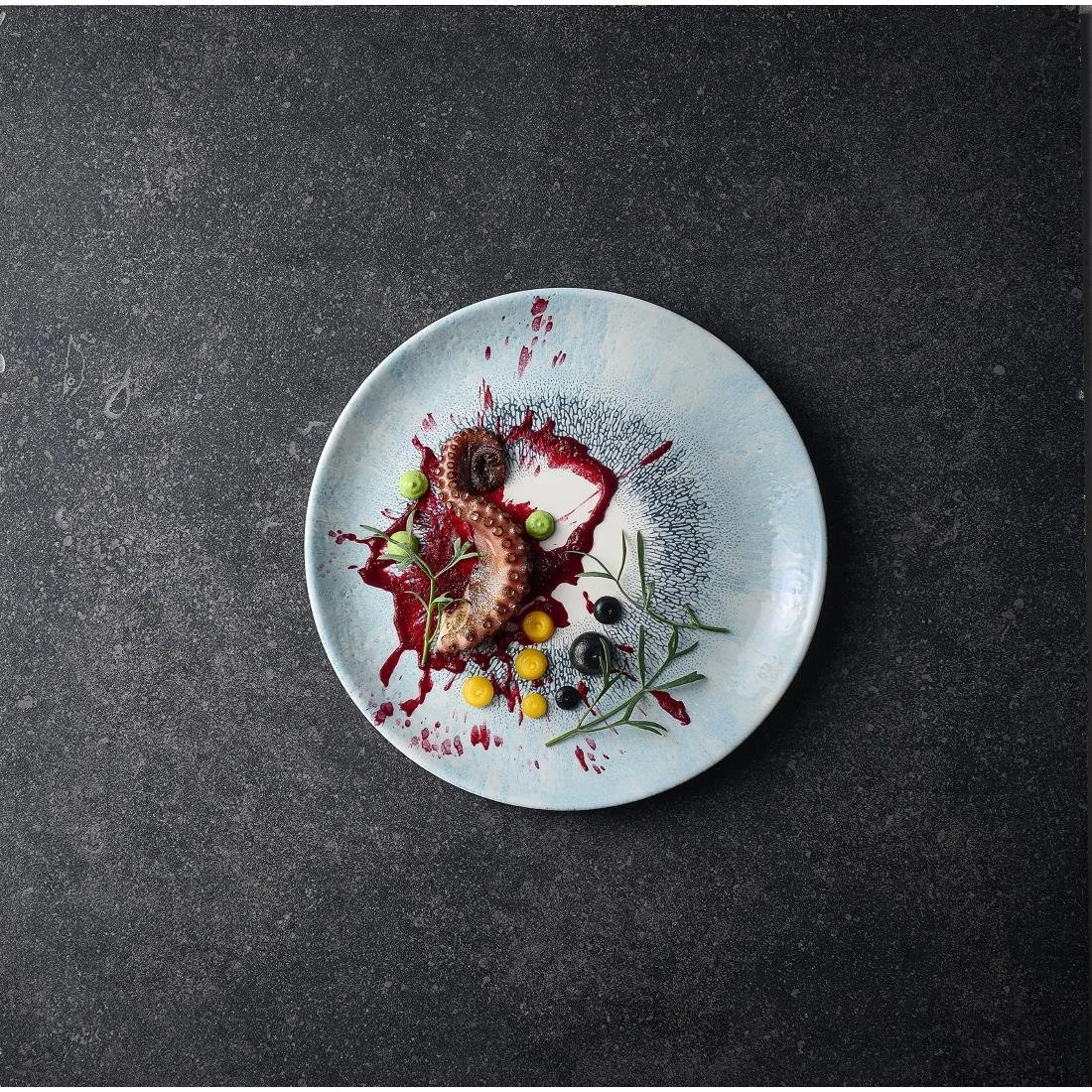 Churchill Studio Prints Fusion Blue Coupe Plates 217mm (12 Pack) - Image 2