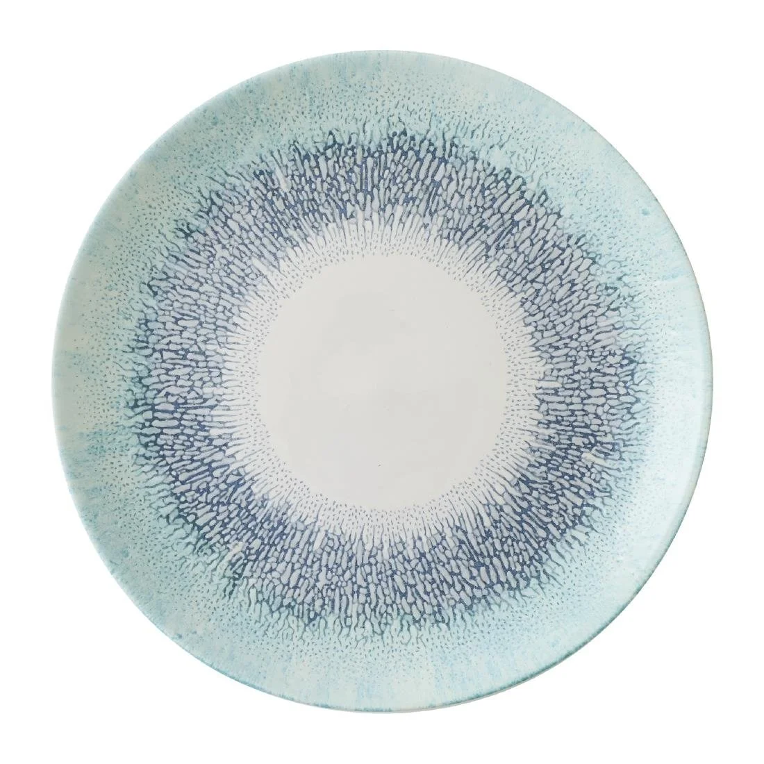 Churchill Studio Prints Fusion Blue Coupe Plates 217mm (12 Pack) - Image 1