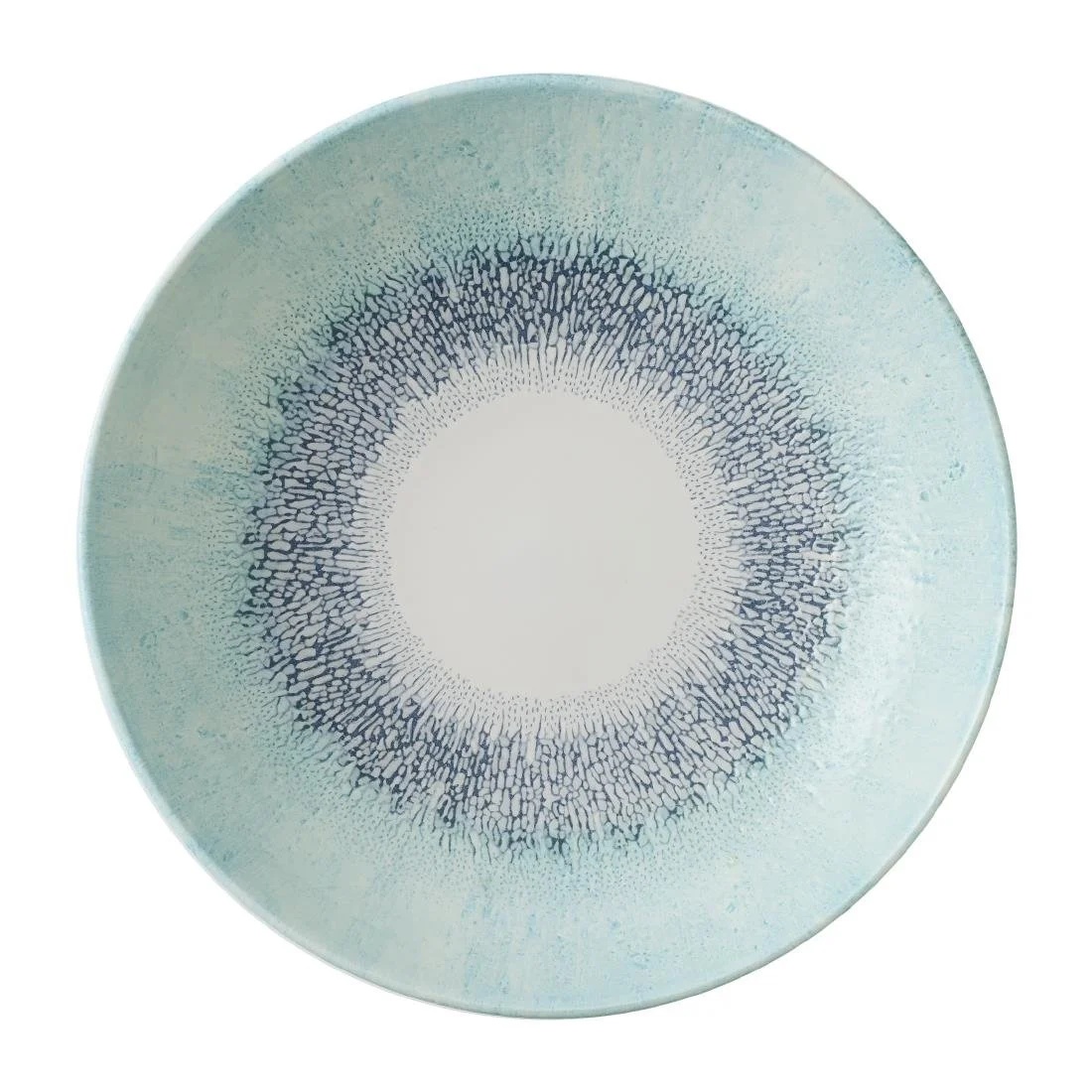 Churchill Studio Prints Fusion Blue Coupe Plates 248mm (12 Pack) - Image 1