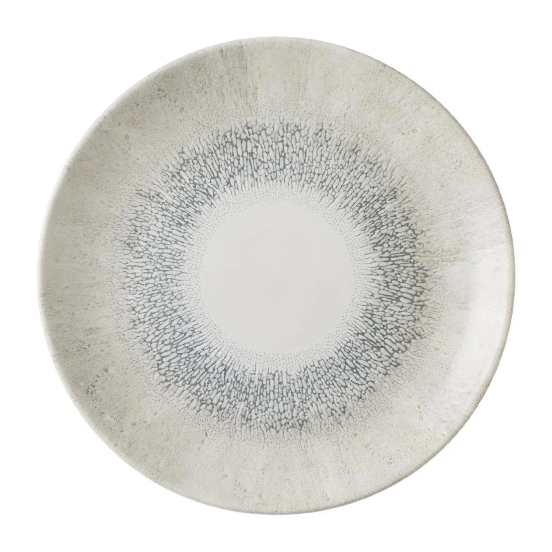 Churchill Studio Prints Fusion Grey Coupe Plates 260mm (12 Pack) - Image 1