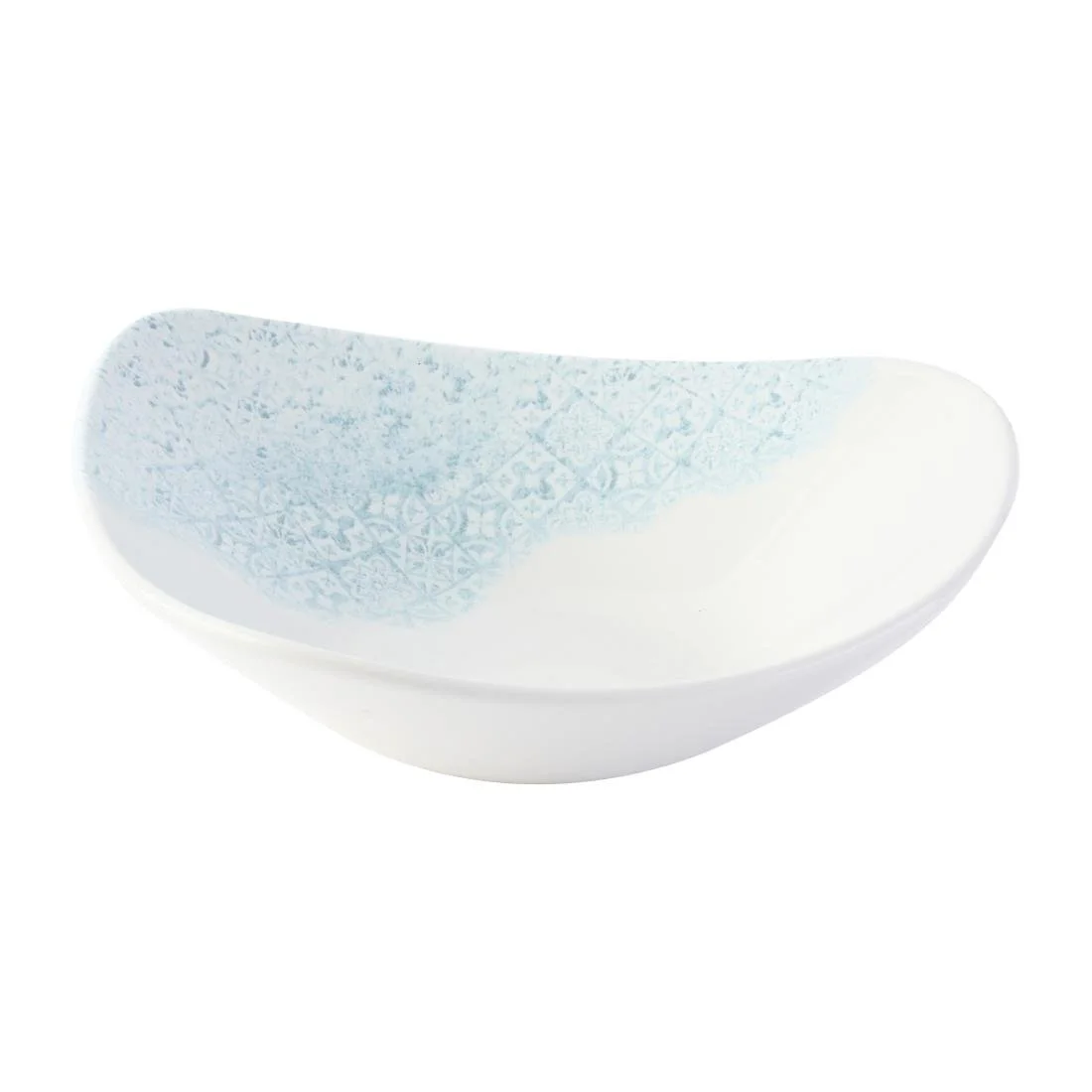 Churchill Vintage Prints Med Tiles Aquamarine Triangle Bowls 235mm (12 Pack) - Image 3