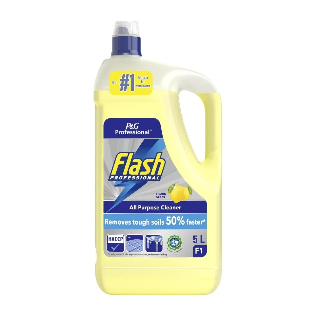 Flash Professional All-Purpose Cleaner Lemon (2x 5Ltr Pack) - Image 1