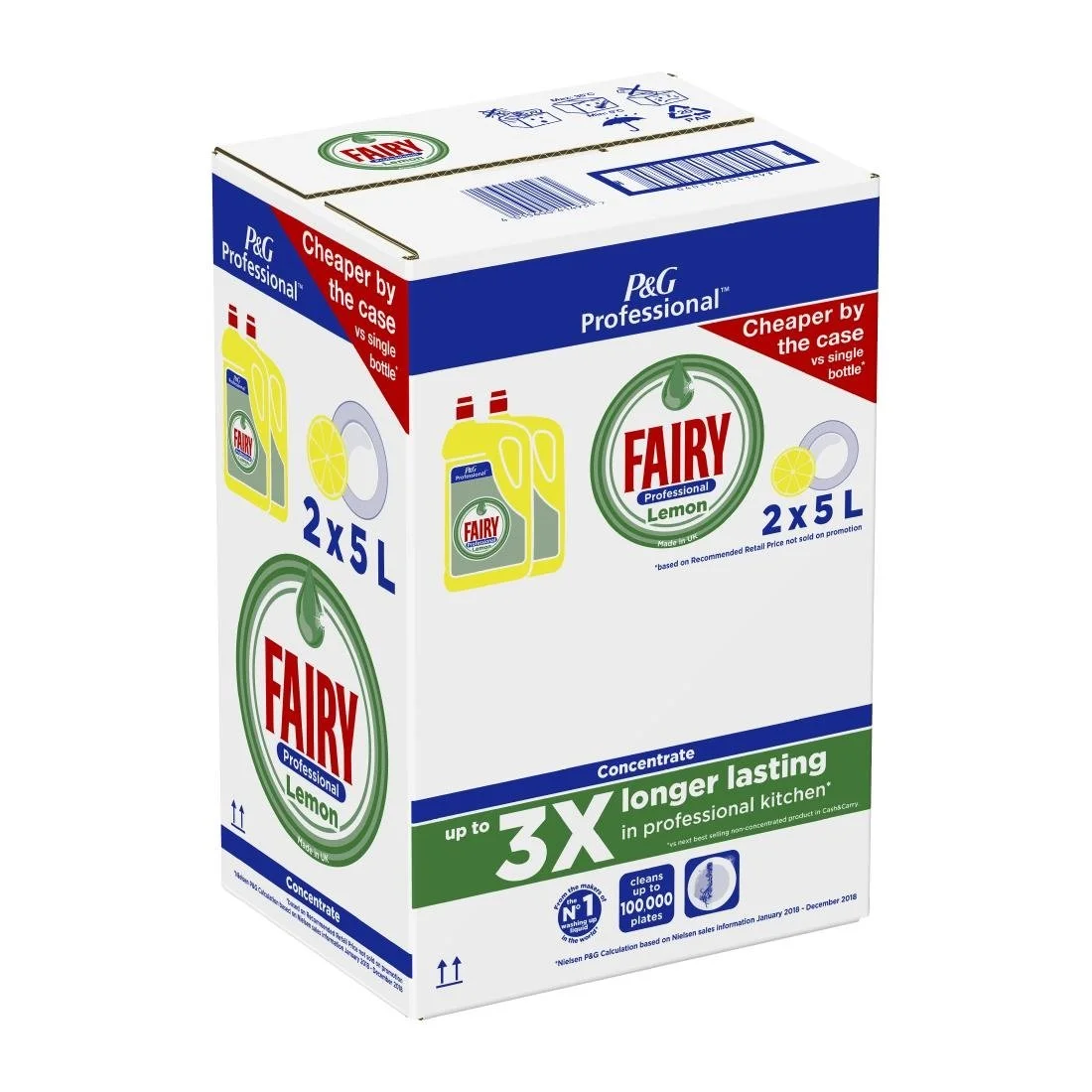 Fairy Professional Washing Up Liquid Lemon 5Ltr (2 Pack) - Image 4
