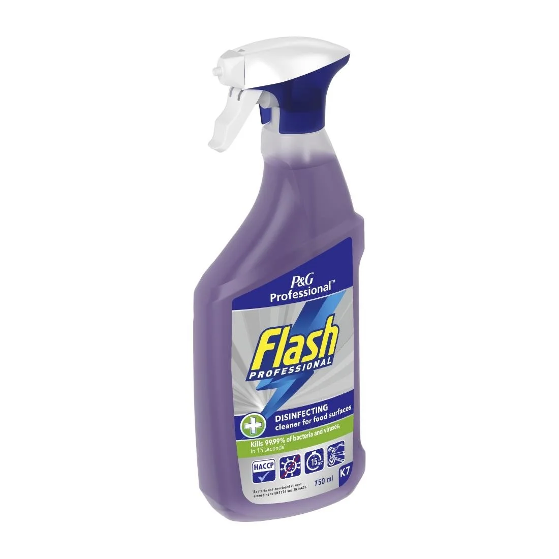 Flash Professional Disinfecting Cleaning Spray for Food Surfaces 750ml (6 Pack) - Image 3