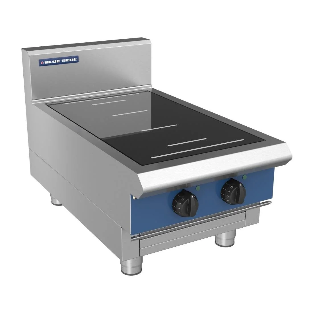Blue Seal 2 Zone Countertop Full Area Induction Hob 10kW IN512F-B - Image 1
