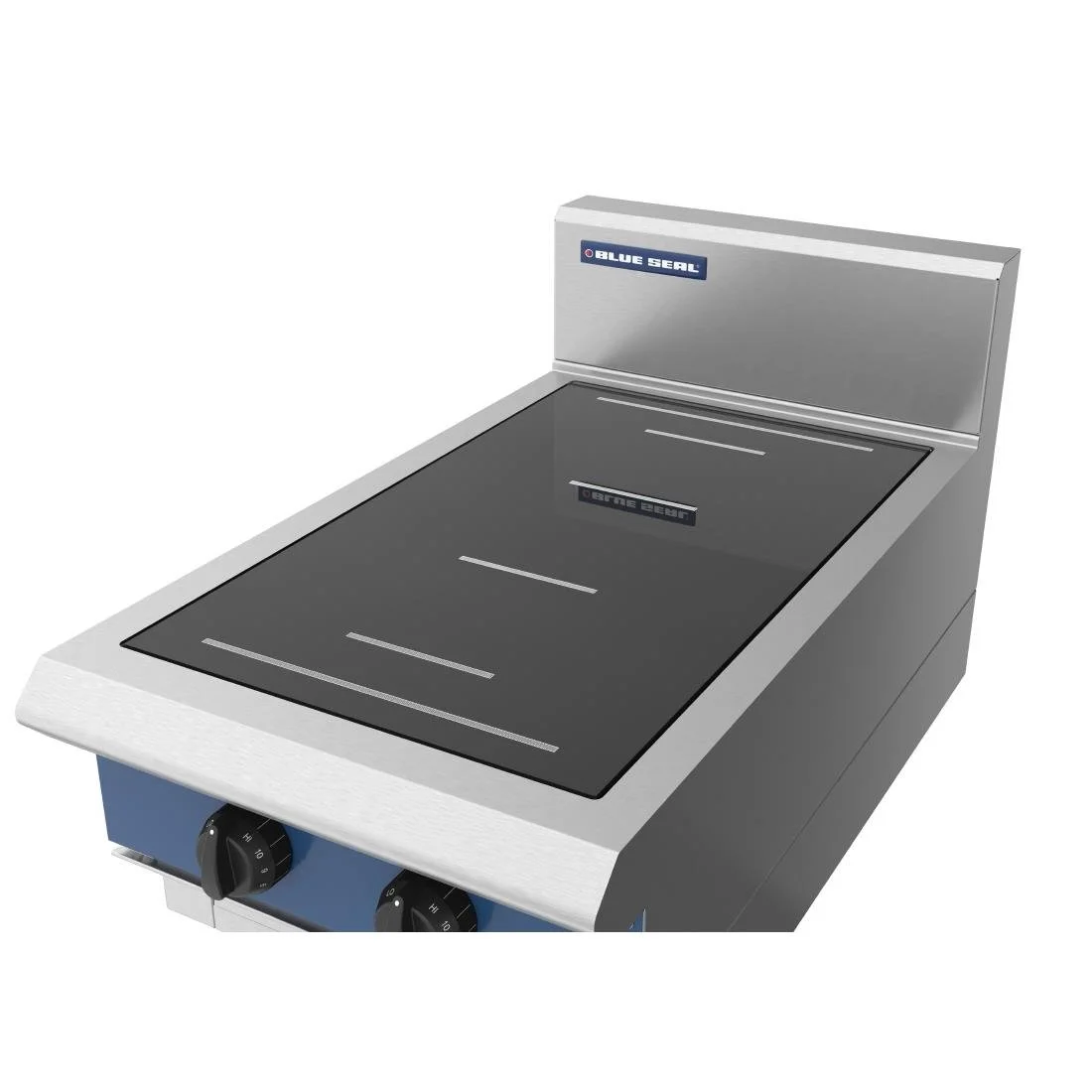 Blue Seal 2 Zone Countertop Full Area Induction Hob 10kW IN512F-B - Image 3