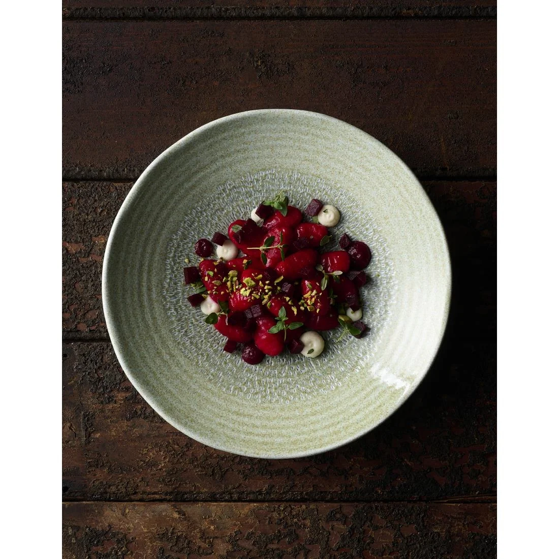Dudson Harvest Grain Organic Coupe Bowls Speckled Green 250mm (12 Pack) - Image 5