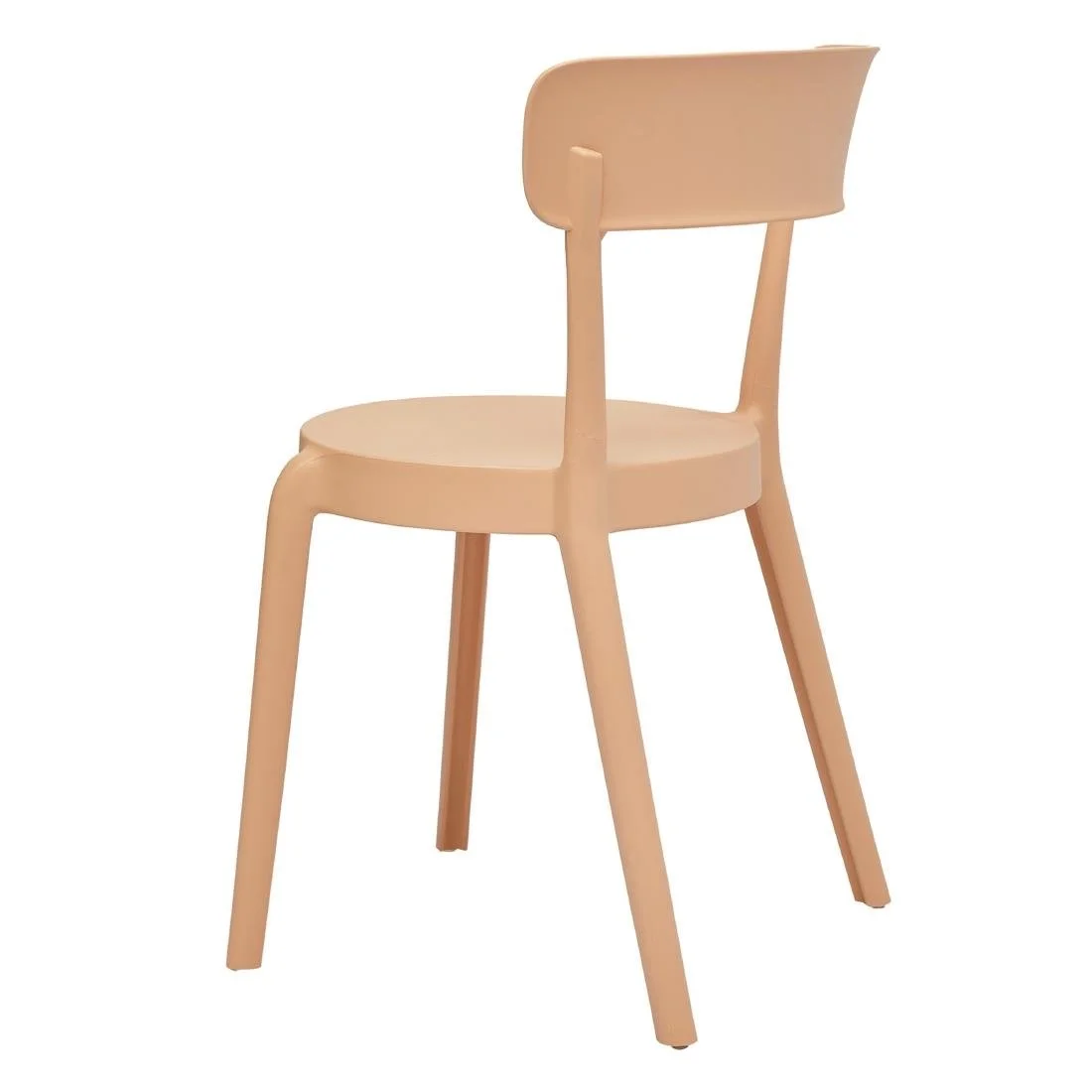 Bolero Mila Café Chairs Light Nude Pink (2 Pack) - Image 3