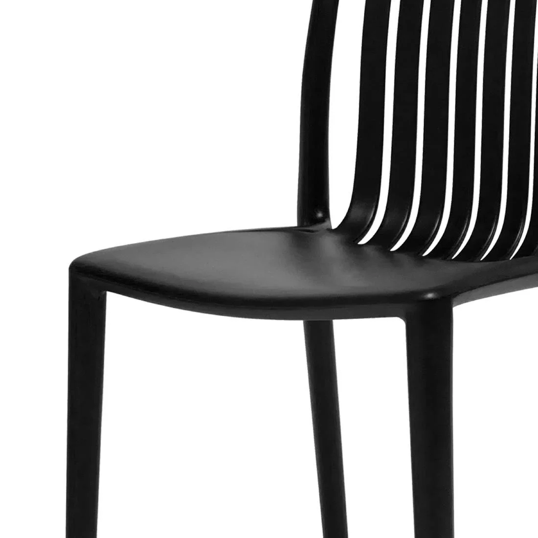 Bolero Verona Café Chairs Black (2 Pack) - Image 4