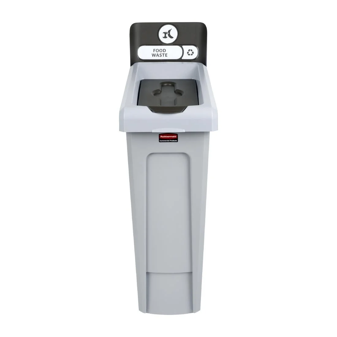 Rubbermaid Slim Jim Food Waste Recycling Station Brown 87Ltr - Image 1