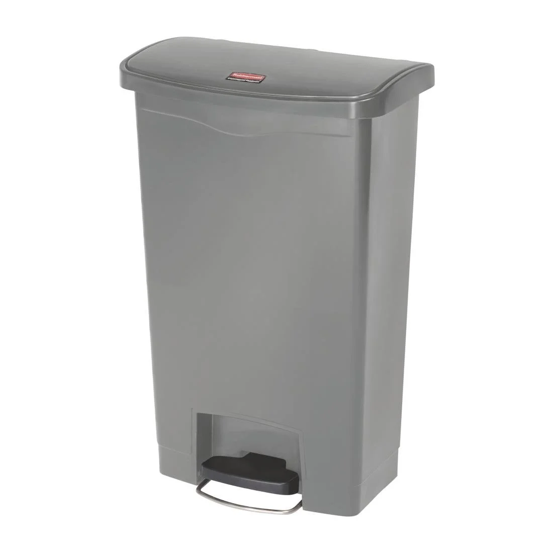 Rubbermaid Slim Jim Front Step-On Pedal Bin Grey 50Ltr - Image 2