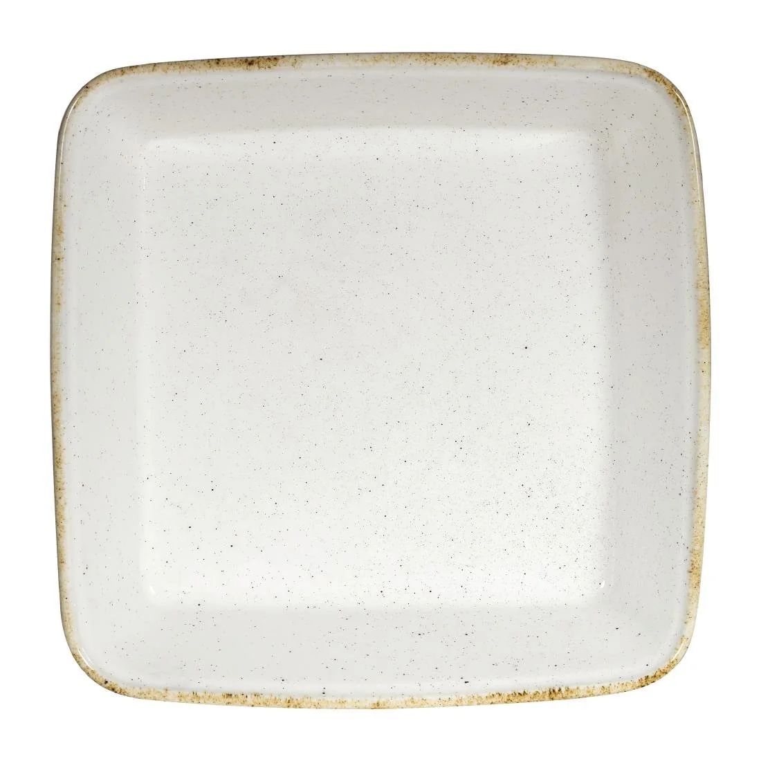 Churchill Stonecast Hints Square Baking Dishes Barley White 250mm (6 Pack) - Image 1
