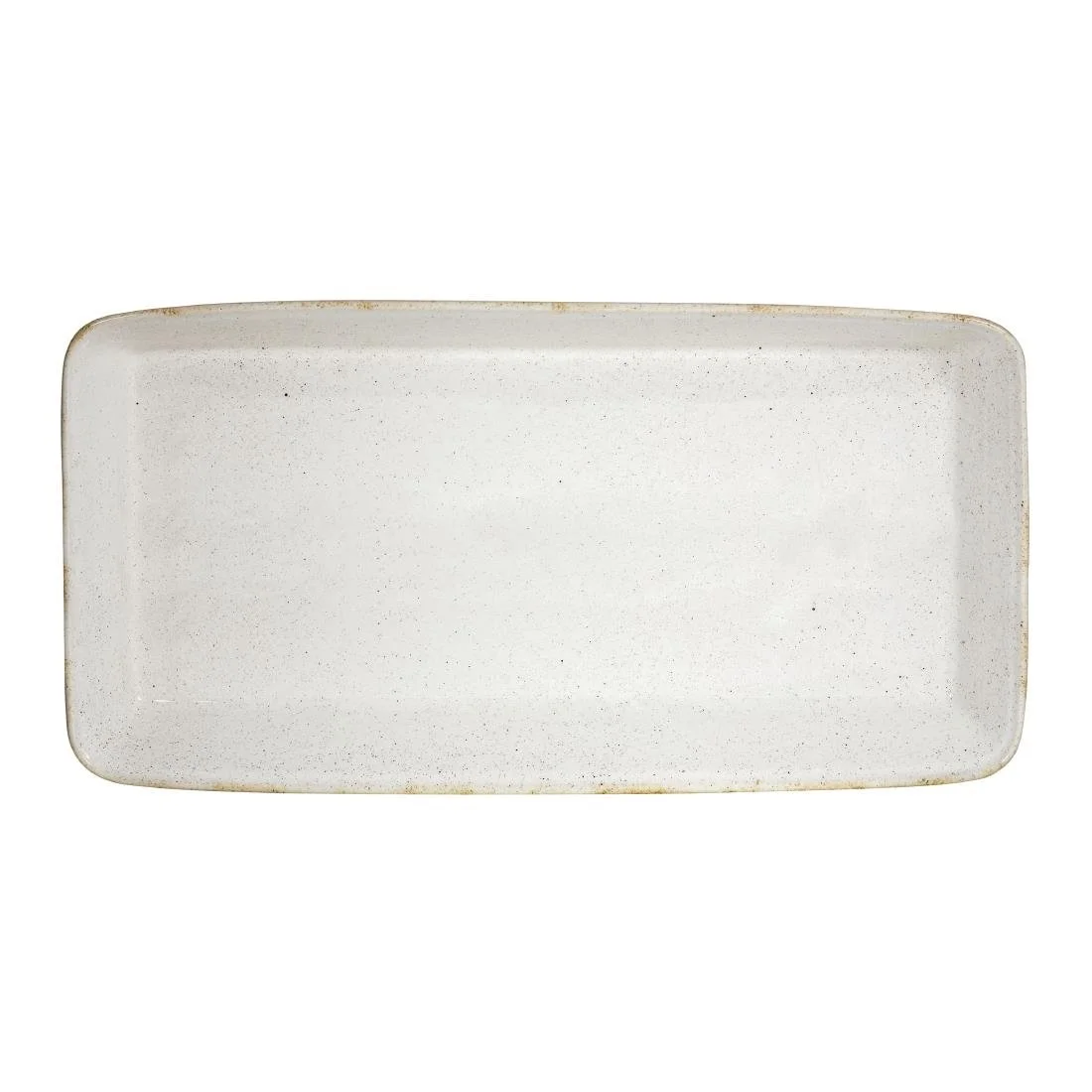 Churchill Stonecast Hints Rectangular Baking Dishes Barley White 325 x 530mm (2 Pack) - Image 1
