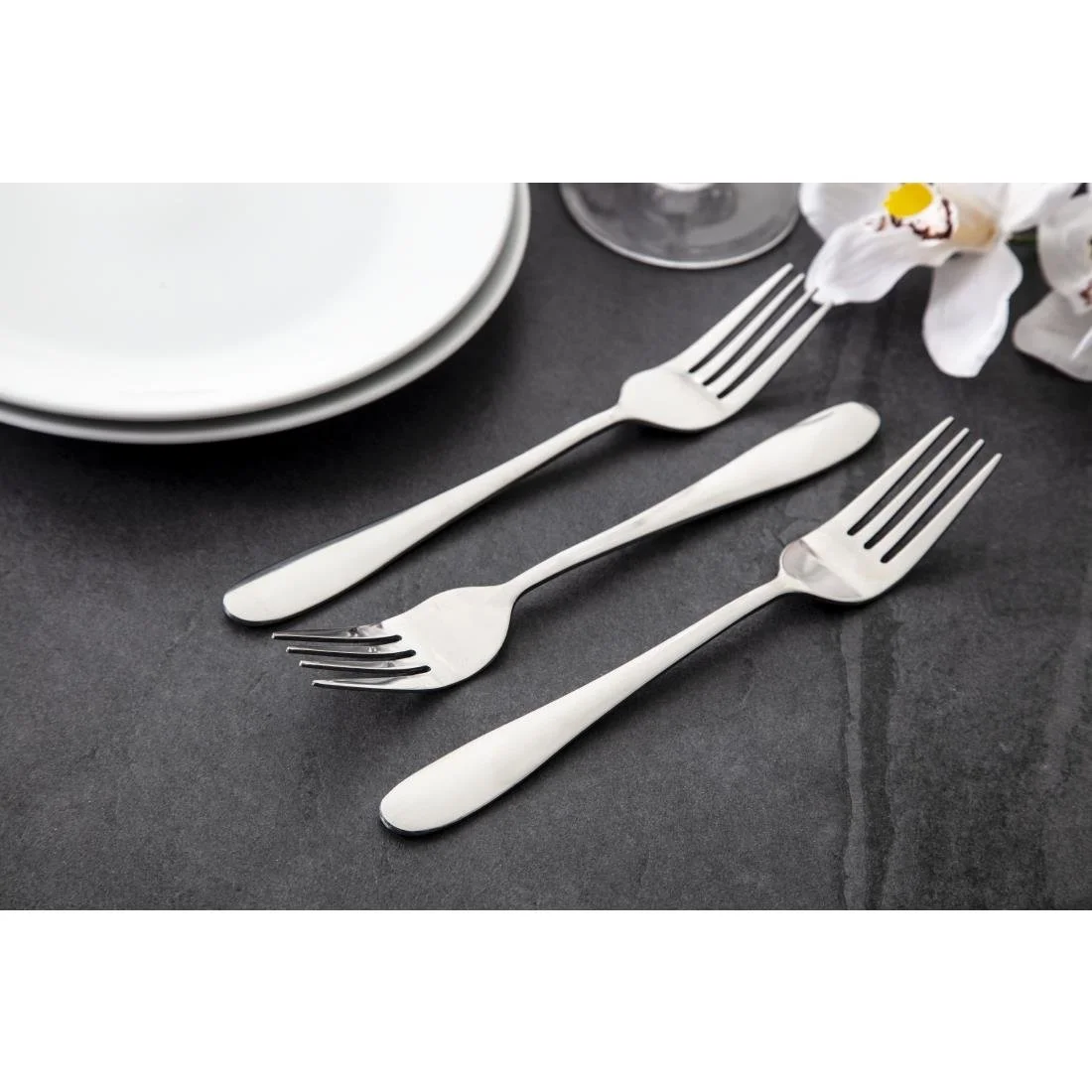Utopia Manhattan Table Forks (12 Pack) - Image 6