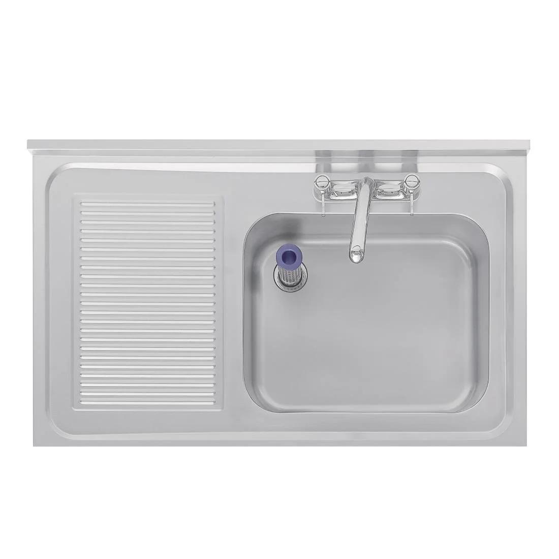 Vogue Single Sink Left Hand Drainer - Image 5