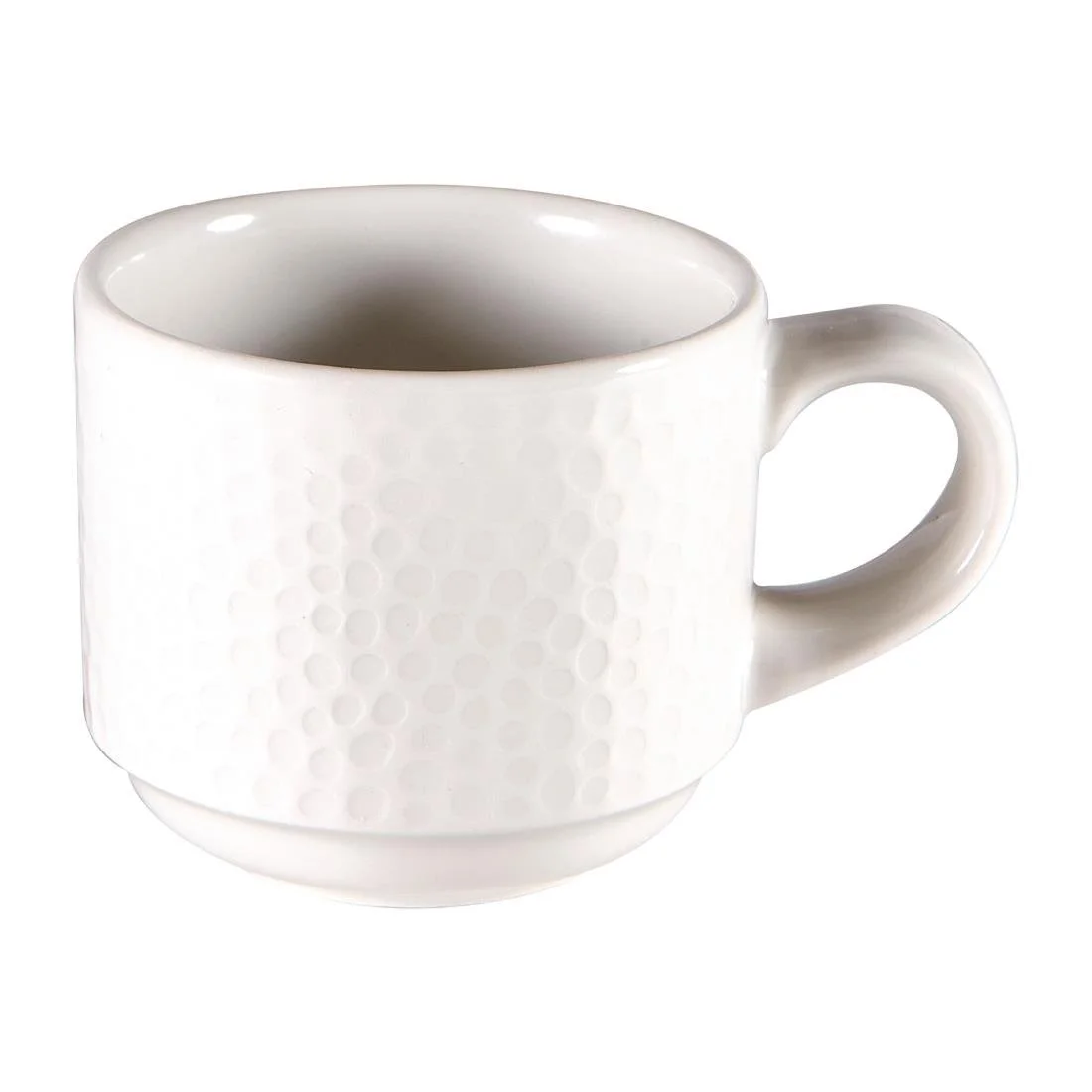 Churchill Isla Stacking Cups White 90ml 3oz (12 Pack)