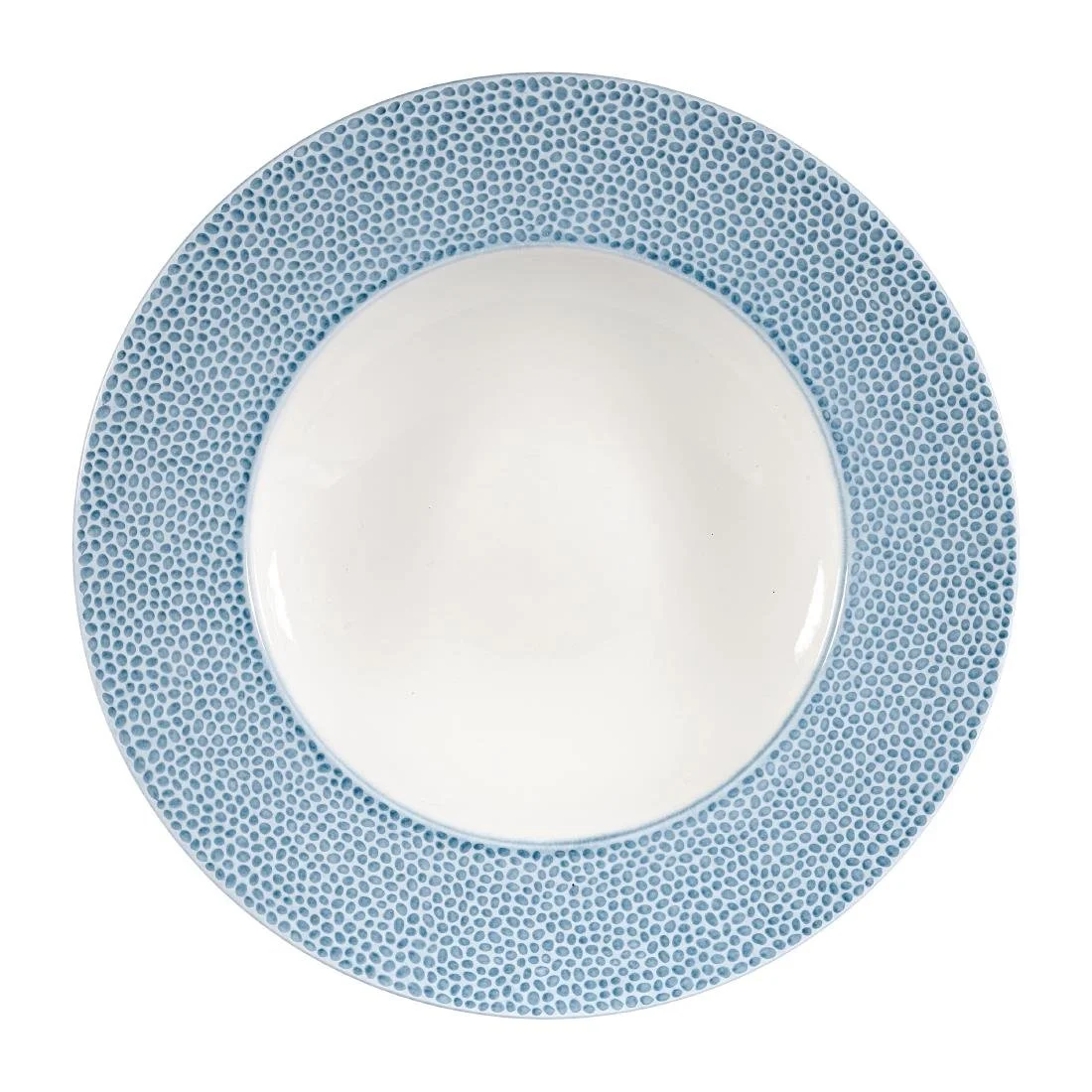 Churchill Isla Wide Rim Bowls Ocean Blue 280mm (12 Pack) - Image 1