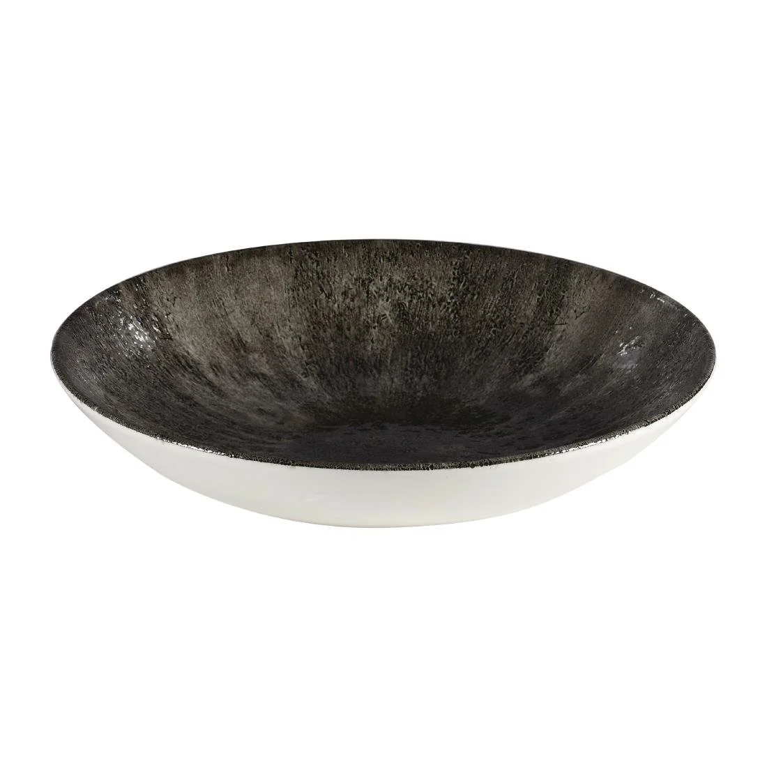 Churchill Stone Quartz Black Evolve Coupe Bowls 248mm (12 Pack) - Image 3
