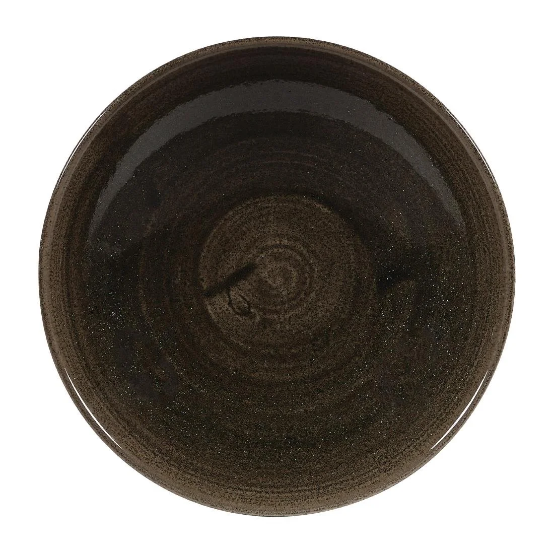 Churchill Stonecast Patina Evolve Coupe Bowls Iron Black 182mm (12 Pack) - Image 1
