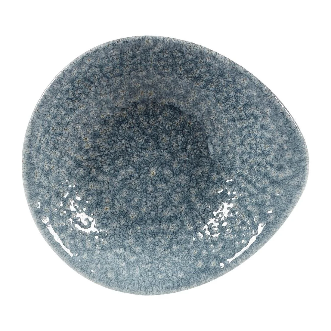 Churchill Raku Round Dishes Topaz Blue 160mm (12 Pack) - Image 1