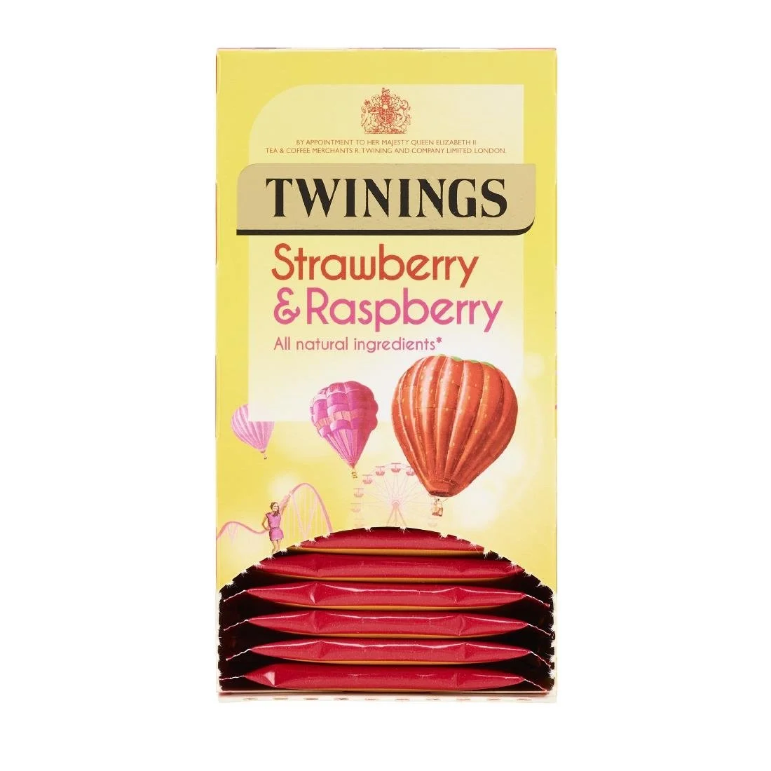 Twinings Strawberry and Raspberry Enveloped Tea Bags (240 Pack) - Image 1