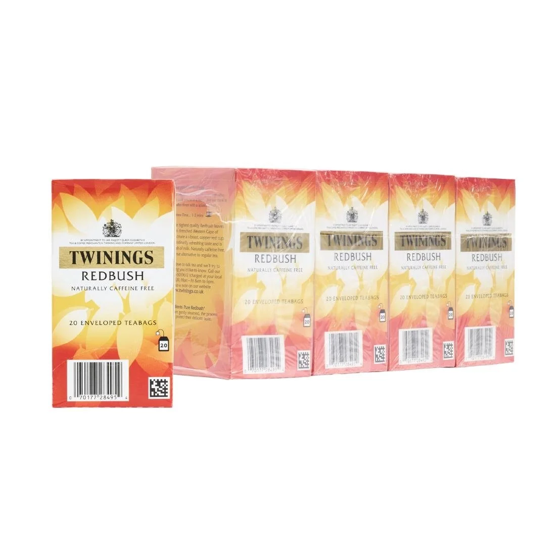 Twinings Redbush Tea Enveloped Tea Bags (80 Pack) - Image 3