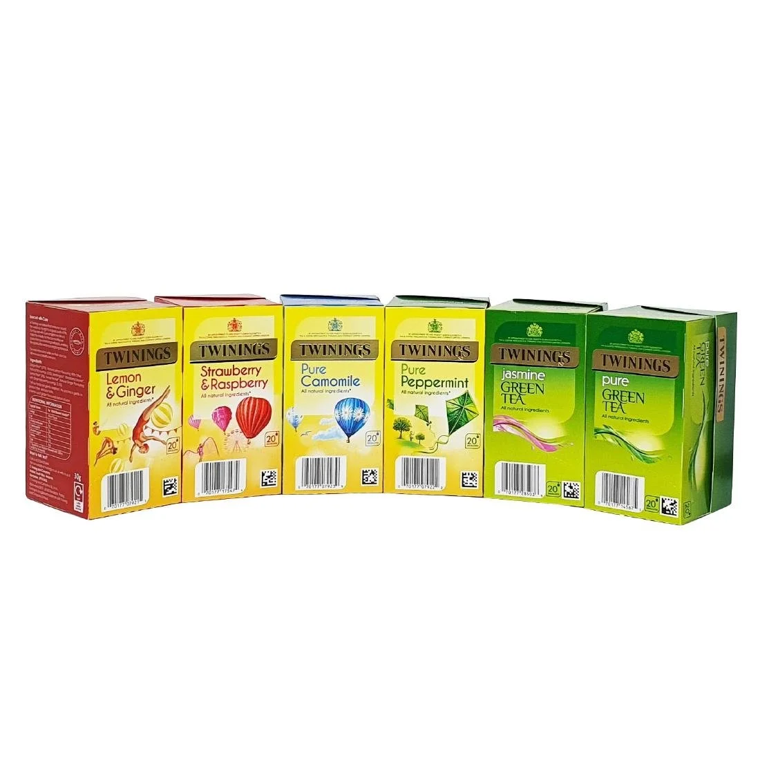 Twinings Infusions & Green Tea Variety Pack Enveloped Tea Bags (120 Pack) - Image 1