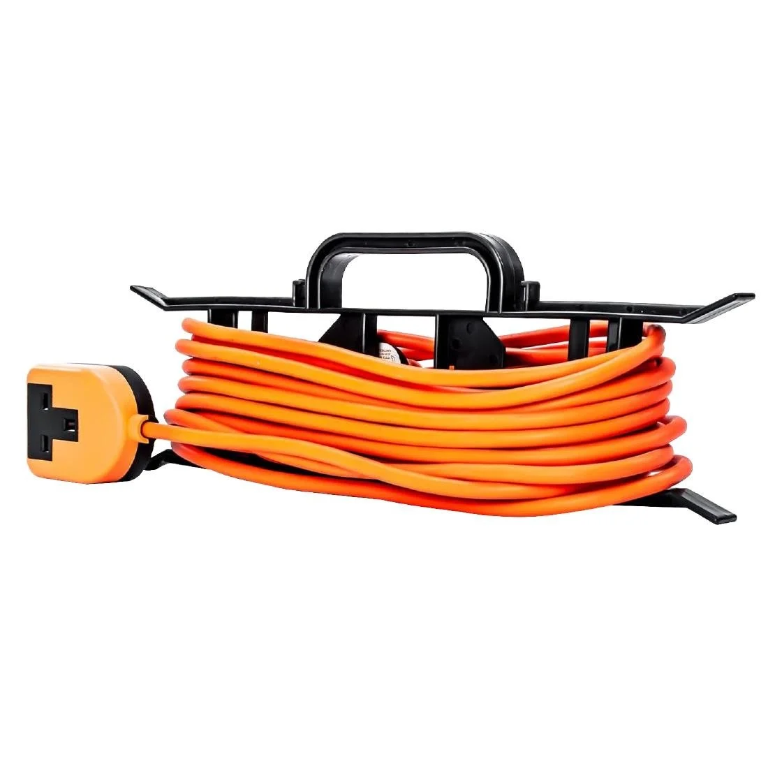 Status Heavy Duty Extention Socket Lead with Orange Plug 10m - Image 3
