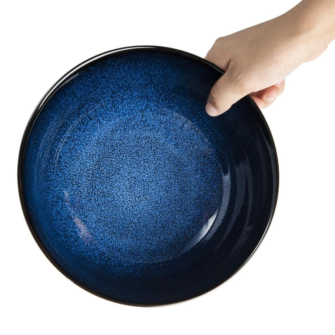 Olympia Luna Midnight Blue Footed Bowls 205mm (4 Pack) - Image 7