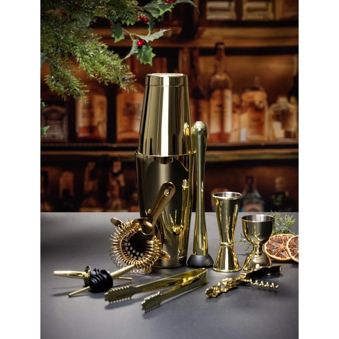 Beaumont Gold Plated Stainless Steel Freeflow Pourer (Pack of 12) - Image 2