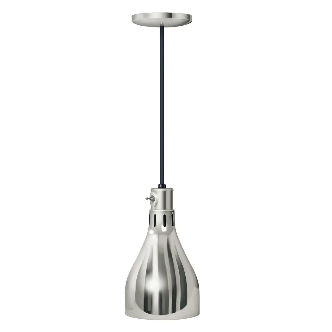 Hatco Decorative Heat Lamp Bright Nickel DL-500-CL