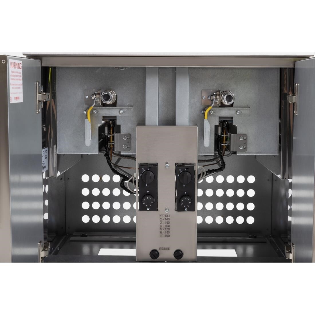 Lincat Silverlink 600 Free Standing Twin Natural Gas Fryer J10/N
