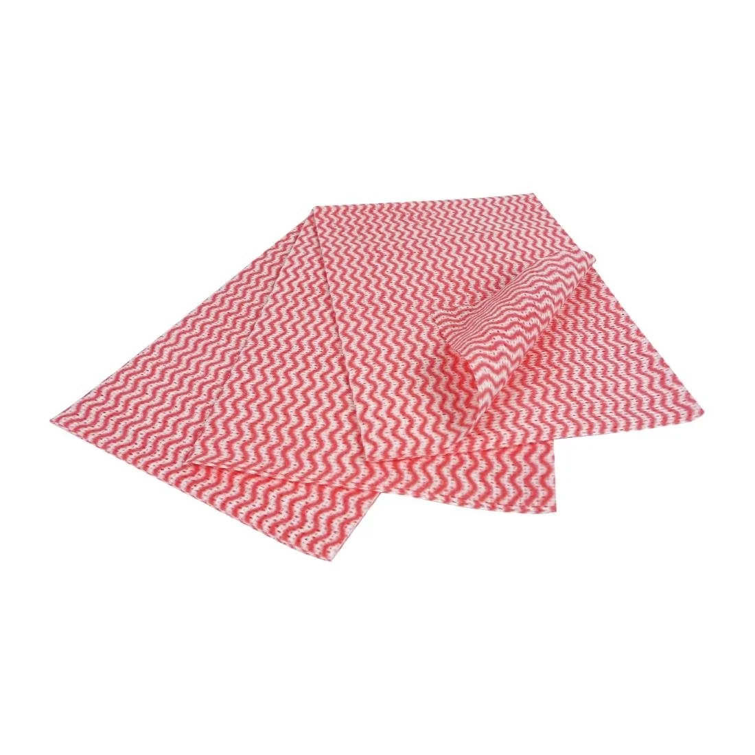 EcoTech Envirowipe Antibacterial Compostable Cleaning Cloths Red (25 Pack) - Image 1