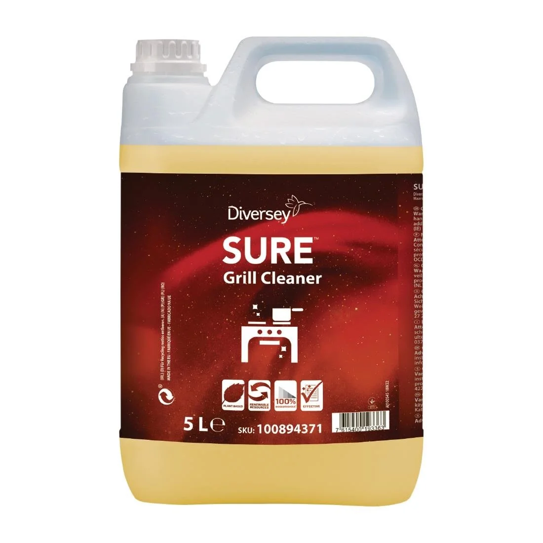 SURE Grill Cleaner Concentrate 5Ltr - Image 1