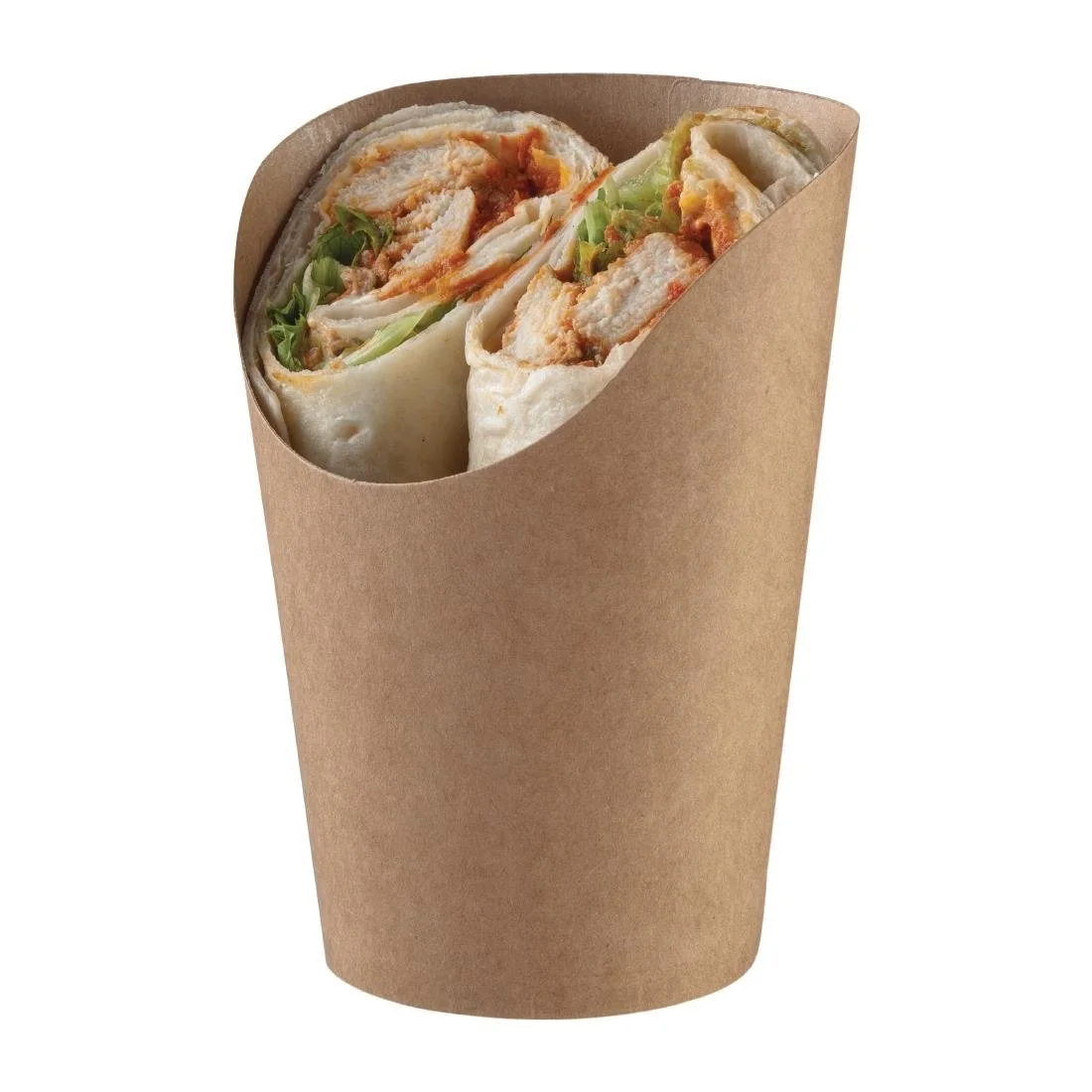 Colpac Recyclable Kraft Tortilla Wrap Scoops (1000 Pack) - Image 7