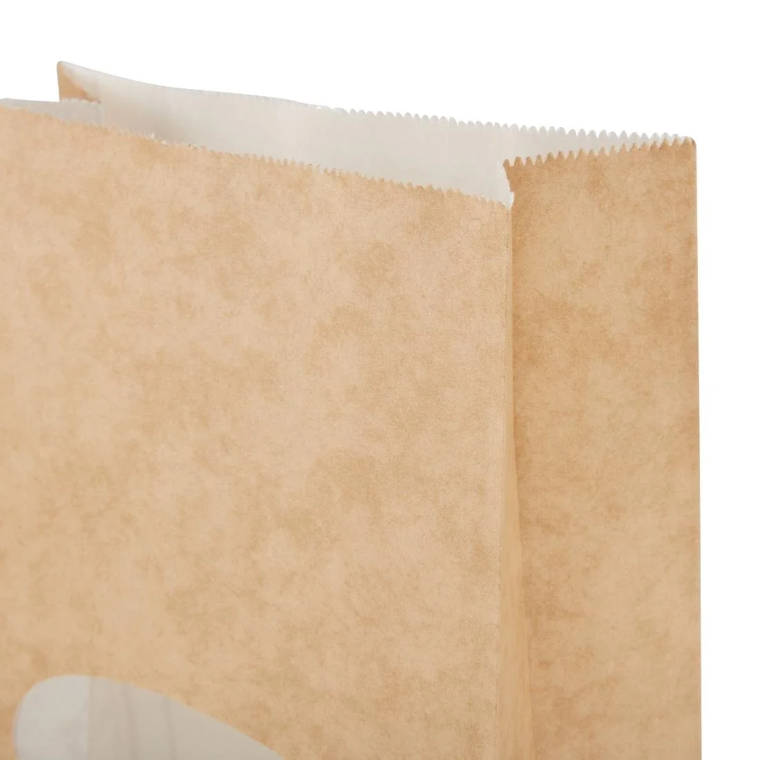 Colpac Recyclable Paper Sandwich Bags With Window Kraft (250 Pack) - Image 2