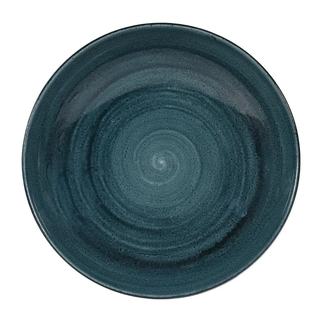 Churchill Stonecast Patina Coupe Bowls Rustic Teal 40oz 248mm (12 Pack) - Image 1