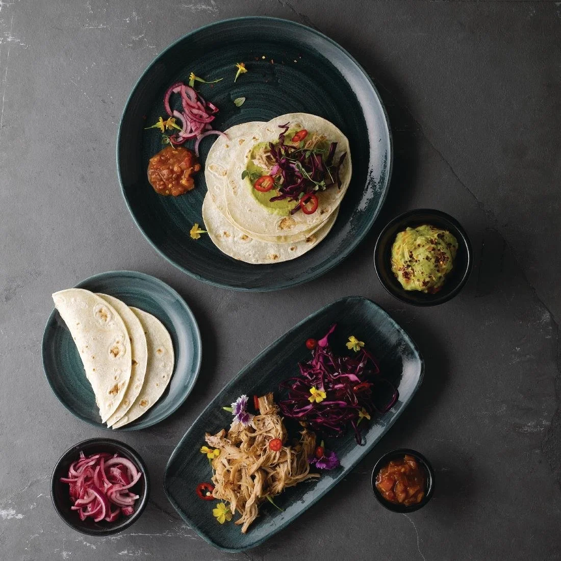 Churchill Stone Coupe Plates Aquamarine 217mm (12 Pack) - Image 2