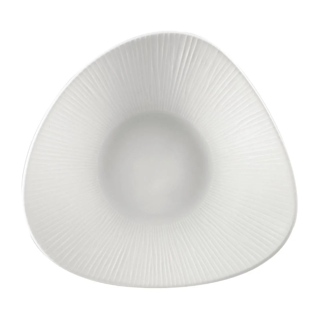 Churchill Bamboo Triangle Shallow Bowls 210mm (12 Pack) - Image 1
