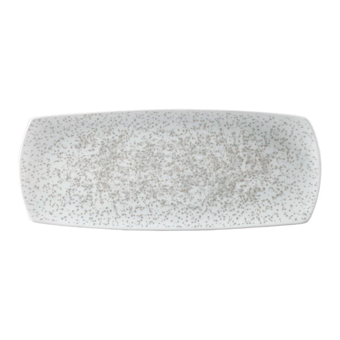 Churchill Menu Shades Caldera Rectangular Plates Chalk White 140 x 355mm (6 Pack) - Image 1