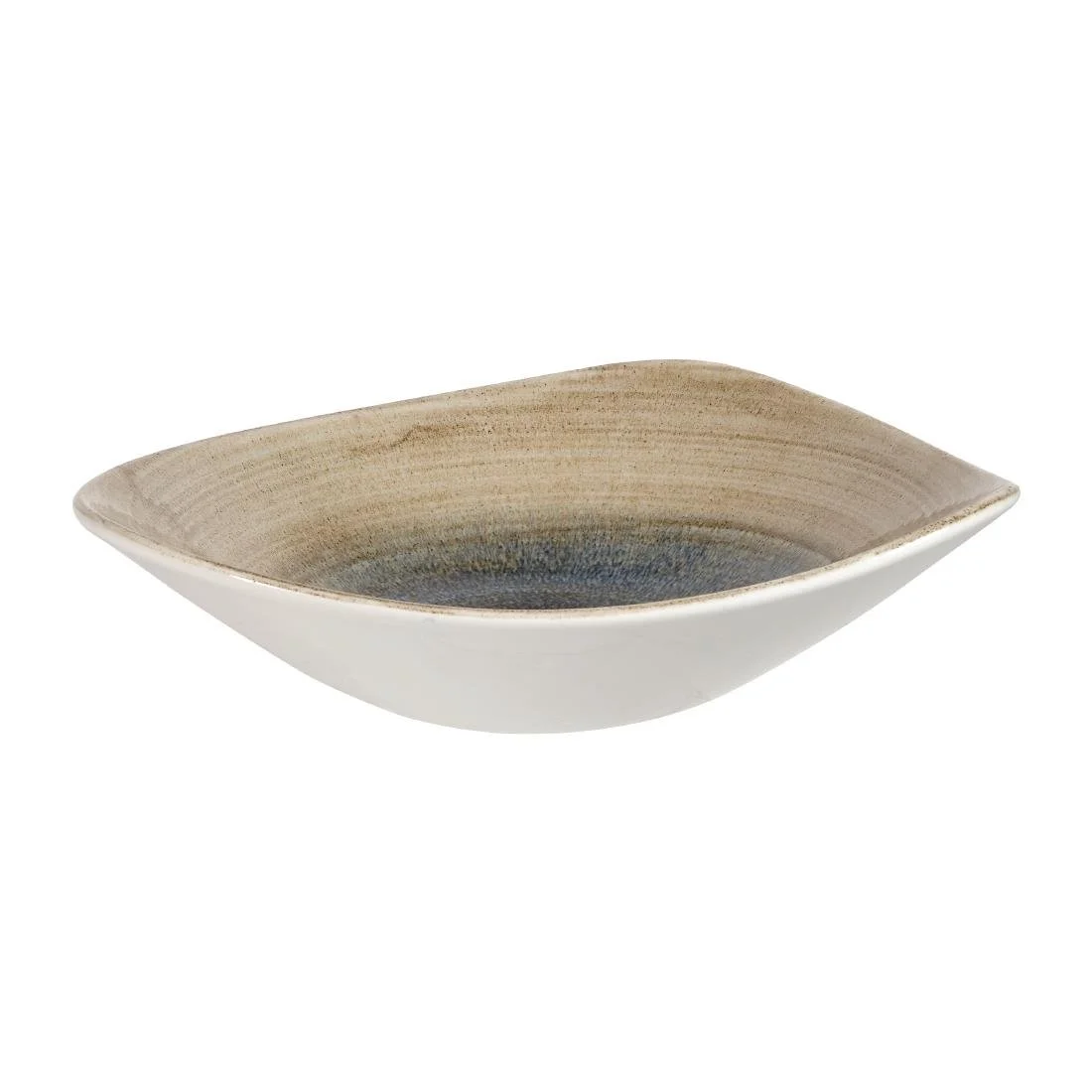 Churchill Stonecast Aqueous Triangular Bowls Bayou Taupe 21oz 235mm (12 Pack) - Image 8