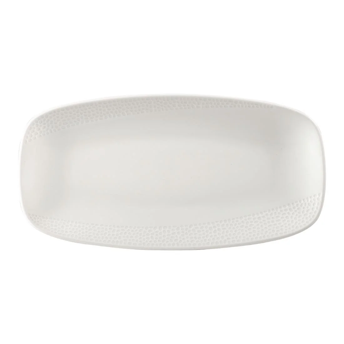 Churchill Isla Oblong Plates White 150 x 295mm (12 Pack) - Image 1