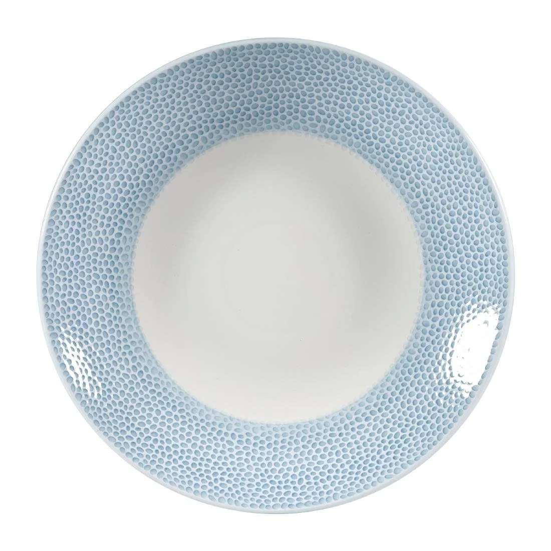 Churchill Isla Deep Coupe Plates Ocean Blue 255mm (12 Pack) - Image 1