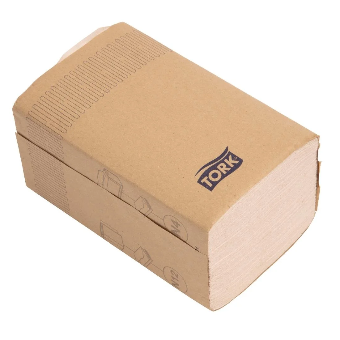 Tork Xpressnap Extra Soft Dispenser Napkins Natural N4 (8000 Pack) - Image 1