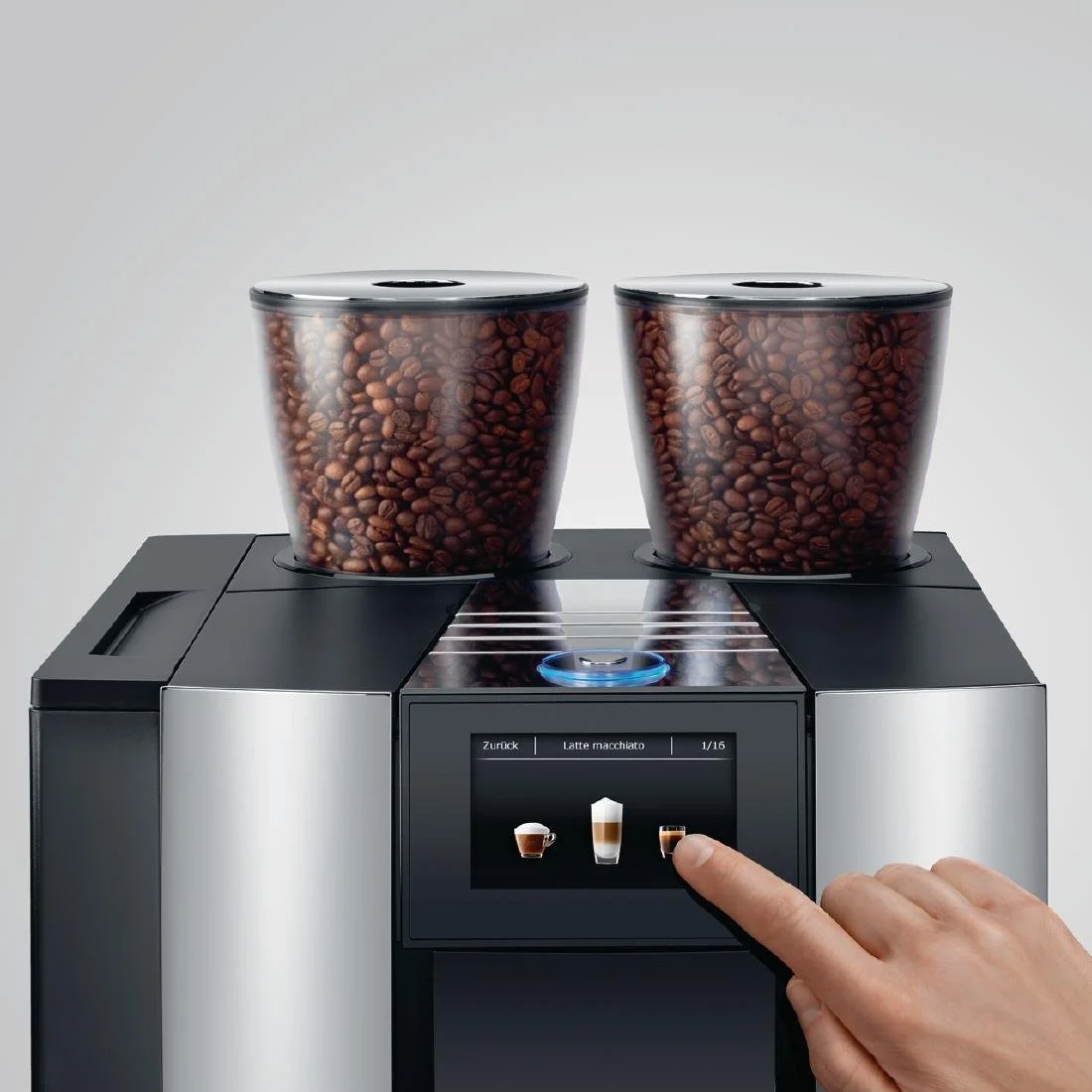 Jura Giga X8 Manual Fill Bean to Cup Coffee Machine Black - Image 8