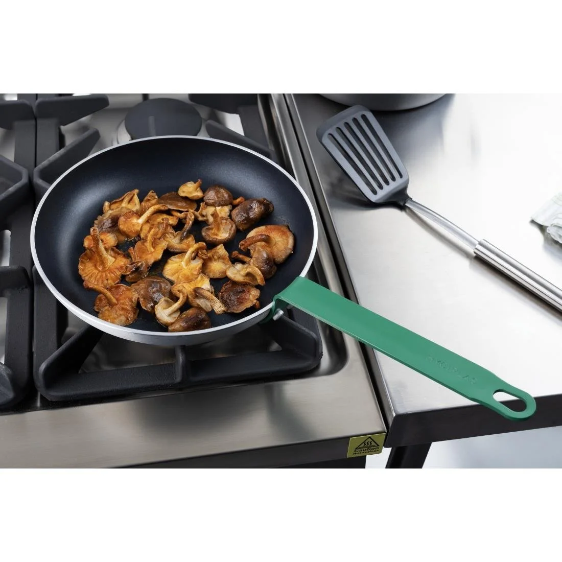 Hygiplas Aluminium Non-stick Teflon Platinum Plus Frying Pan Green 28cm - Image 6