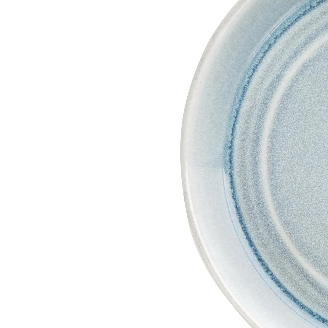 Olympia Cavolo Flat Round Bowls Ice Blue 220mm (4 Pack) - Image 5