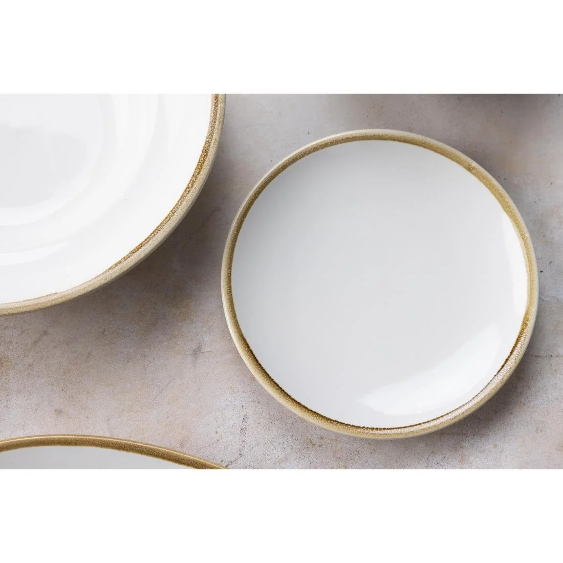 Olympia Kiln Round Coupe Plates Chalk 180mm (6 Pack) - Image 7